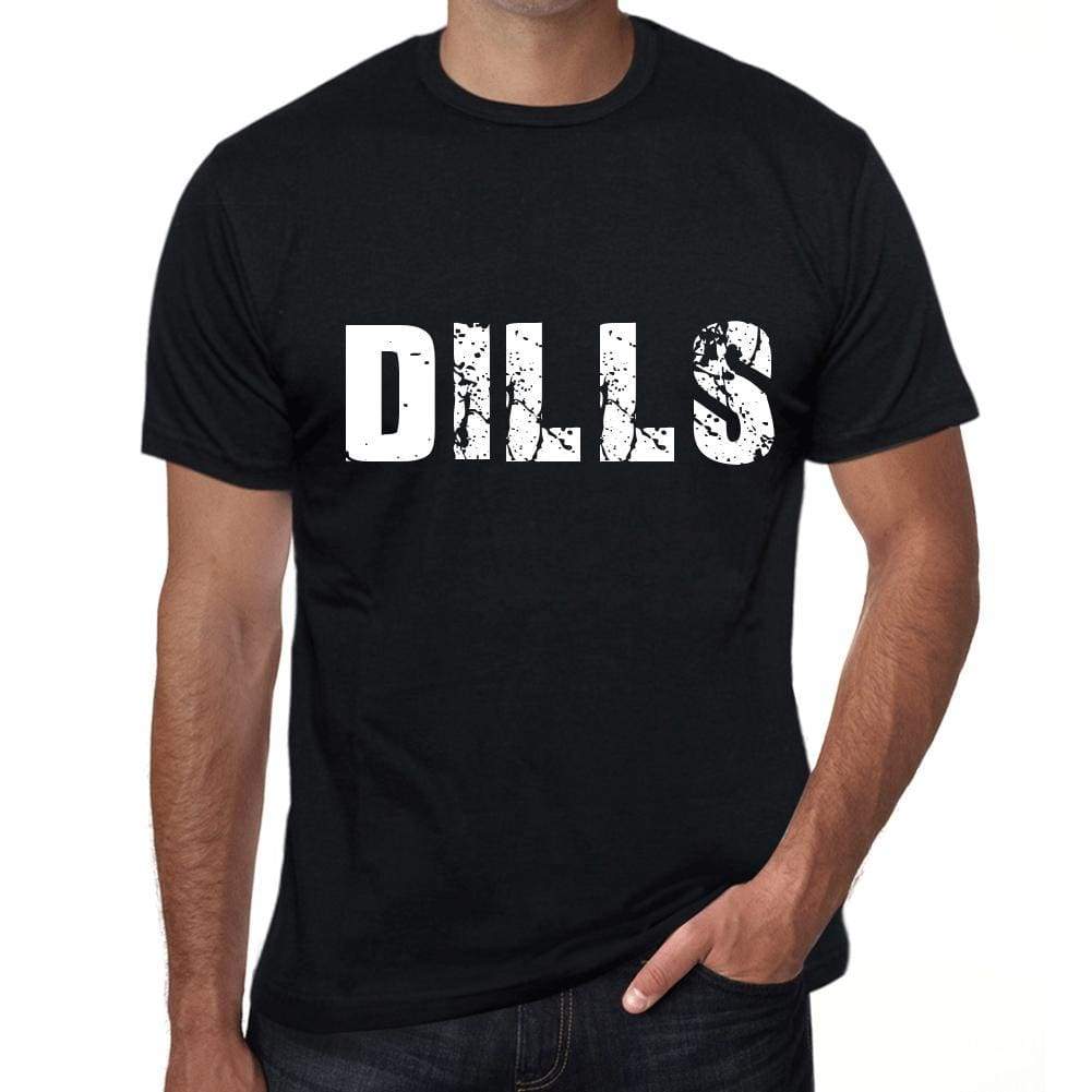Dills Mens Retro T Shirt Black Birthday Gift 00553 - Black / Xs - Casual