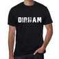 Dirham Mens Vintage T Shirt Black Birthday Gift 00554 - Black / Xs - Casual