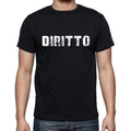 diritto, Herren-Kurzarm-Rundhals-T-Shirt 00017
