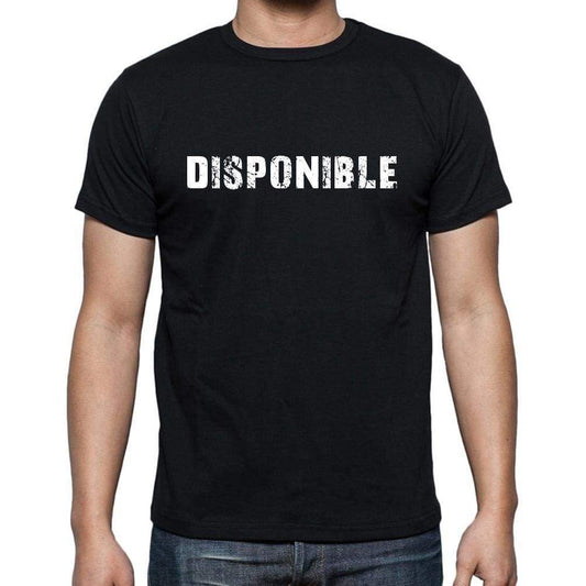 Disponible French Dictionary Mens Short Sleeve Round Neck T-Shirt 00009 - Casual