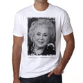 Doris Roberts Smiling, Men's White tee, 100% Cotton 00258