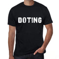 doting Men's Vintage T shirt Black Birthday Gift 00554