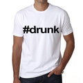 drunk Hashtag Men's Short Sleeve Round Neck T-shirt 00076