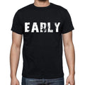early Men's Short Sleeve Round Neck T-shirt , Black T-shirt EN