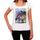 Eastern Beach Name Palm White Womens Short Sleeve Round Neck T-Shirt 00287 - White / Xs - Casual