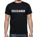 échéance, Französisches Wörterbuch, Herren-Kurzarm-Rundhals-T-Shirt 00009