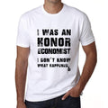 ECONOMIST, What Happened, White, Men's Short Sleeve Round Neck T-shirt 00316