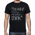 Edwin Schlossberg quote t shirts,"The skill of writing",t shirts men,black