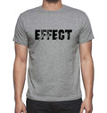EFFECT, Grey, Men's Short Sleeve Round Neck T-shirt 00018