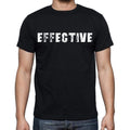effective Men's Short Sleeve Round Neck T-shirt , Black T-shirt EN