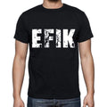 efik Herren Kurzarm-Rundhals-T-Shirt 00016