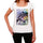 Elliots Beach Name Palm White Womens Short Sleeve Round Neck T-Shirt 00287 - White / Xs - Casual