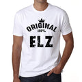 elz, 100% German city white, Men's Short Sleeve Round Neck T-shirt 00001