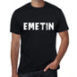 Emetin Mens Vintage T Shirt Black Birthday Gift 00554 - Black / Xs - Casual