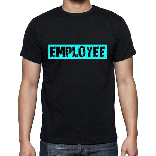 Employee T Shirt Mens T-Shirt Occupation S Size Black Cotton - T-Shirt