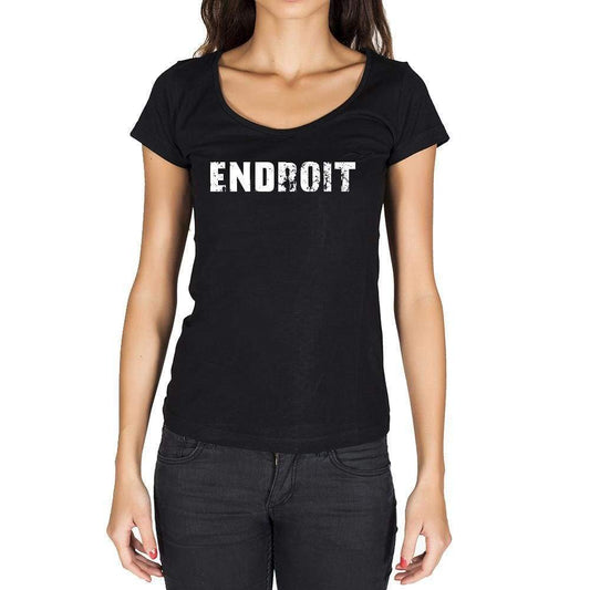 Endroit French Dictionary Womens Short Sleeve Round Neck T-Shirt 00010 - Casual