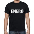 enero, kurzärmliges Herren-T-Shirt mit Rundhalsausschnitt