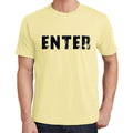 enter Men's Short Sleeve Round Neck T-shirt 00043