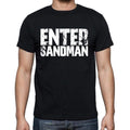 Enter Sandman Men's Short Sleeve Round Neck T-shirt , Black T-shirt EN