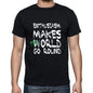Enthusiasm World Goes Round Mens Short Sleeve Round Neck T-Shirt 00082 - Black / S - Casual