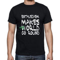 enthusiasm, World Goes Round, Men's Short Sleeve Round Neck T-shirt 00082