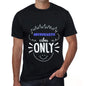 Enthusiastic Vibes Only Black Mens Short Sleeve Round Neck T-Shirt Gift T-Shirt 00299 - Black / S - Casual