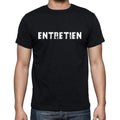 entretien, French Dictionary, Men's Short Sleeve Round Neck T-shirt 00009