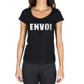envoi, French Dictionary, Women's Short Sleeve Round Neck T-shirt 00010