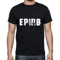 epirb Men's Short Sleeve Round Neck T-shirt , 5 letters Black , word 00006