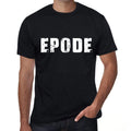 epode Men's Retro T shirt Black Birthday Gift 00553