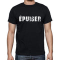épuiser, Französisches Wörterbuch, Herren-Kurzarm-T-Shirt mit Rundhalsausschnitt 00009