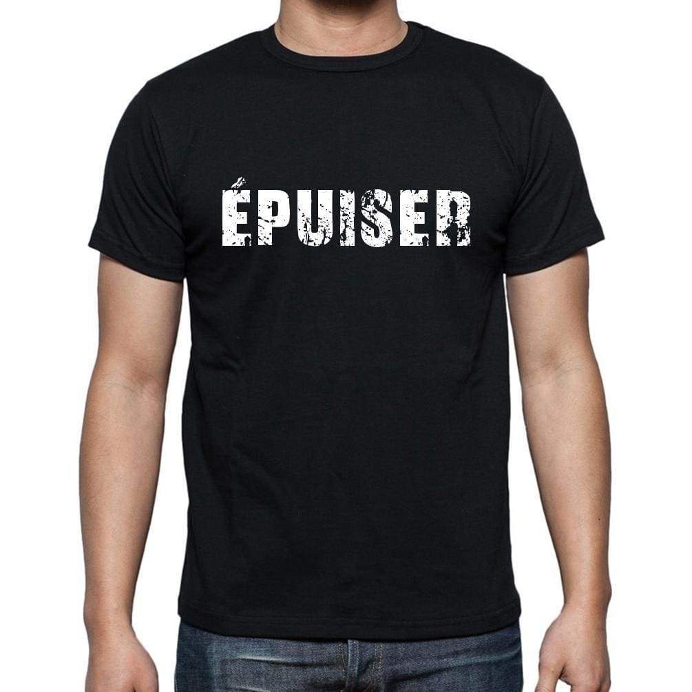 Épuiser French Dictionary Mens Short Sleeve Round Neck T-Shirt 00009 - Casual