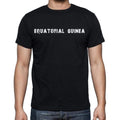 equatorial guinea Men's T-Shirt Short Sleeve Round Neck Black t shirt for men