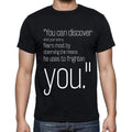 Eric Hoffer quote t shirts,"You can discover what your",t shirts men,black