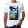 Escaleiras Pura Vida Beach Name White Mens Short Sleeve Round Neck T-Shirt 00292 - White / S - Casual