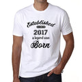 Established since 2017, Men's Short Sleeve Round Neck T-shirt 00095