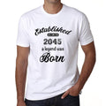 Established since 2045, Men's Short Sleeve Round Neck T-shirt 00095