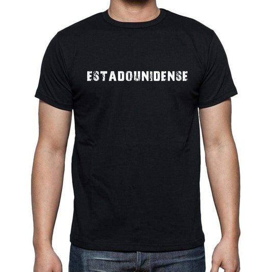Estadounidense Mens Short Sleeve Round Neck T-Shirt - Casual