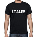 étaler, French Dictionary, Men's Short Sleeve Round Neck T-shirt 00009