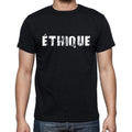 éthique, French Dictionary, Men's Short Sleeve Round Neck T-shirt 00009