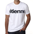 Étienne Herren-Kurzarm-Rundhals-T-Shirt 00050