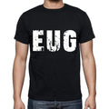 eug men t shirts,Short Sleeve,t shirts men,tee shirts for men,cotton,black , 3 letters