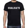evaluate Men's Short Sleeve Round Neck T-shirt , Black T-shirt EN