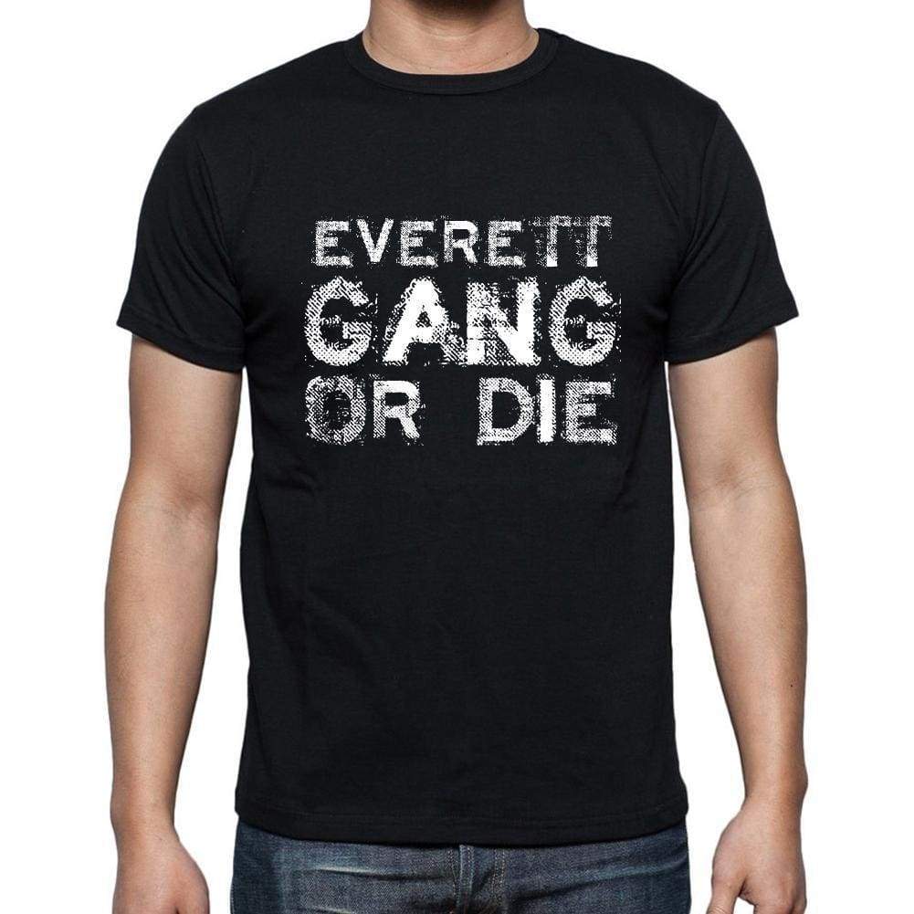 Everett Family Gang Tshirt Mens Tshirt Black Tshirt Gift T-Shirt 00033 - Black / S - Casual