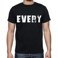 jedes Herren-Kurzarm-Rundhals-T-Shirt, schwarzes T-Shirt EN