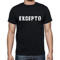 excepto, Men's Short Sleeve Round Neck T-shirt