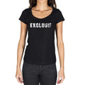exclusif, French Dictionary, Women's Short Sleeve Round Neck T-shirt 00010