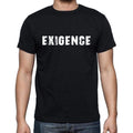 exigence, French Dictionary, Men's Short Sleeve Round Neck T-shirt 00009