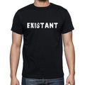 existant, French Dictionary, Men's Short Sleeve Round Neck T-shirt 00009