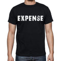expense Men's Short Sleeve Round Neck T-shirt , Black T-shirt EN